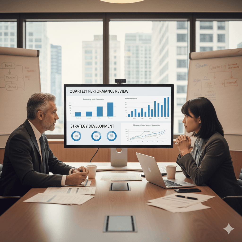 事業承継の相談風景